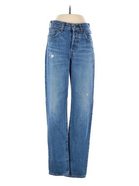 Levi's 501 Straight Leg Women's Jeans - Medium Blue Wash